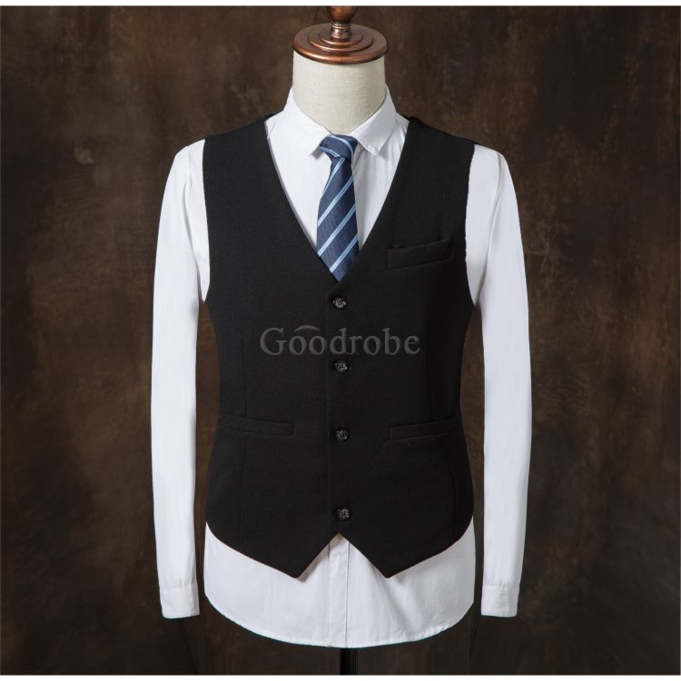 Imprimer mode hommes décontracté business gilet costumes/homme