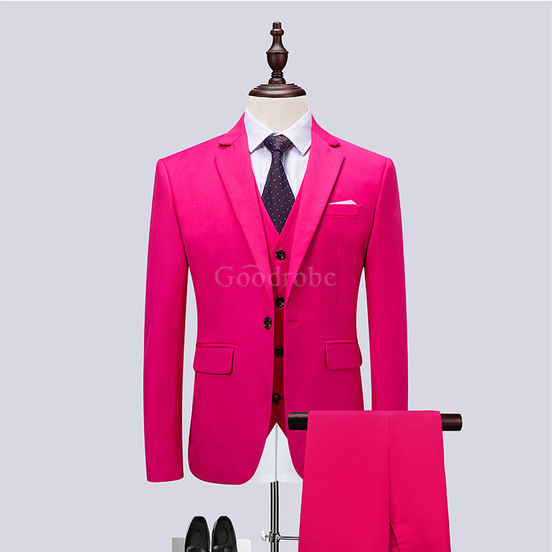 Costumes de mariage pour hommes ensembles asiatique taille un bouton hommes costumes