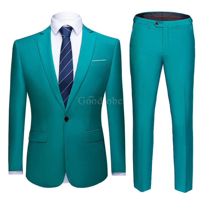 Formel costume ensemble blazer pantalon terno hommes costume slim fit