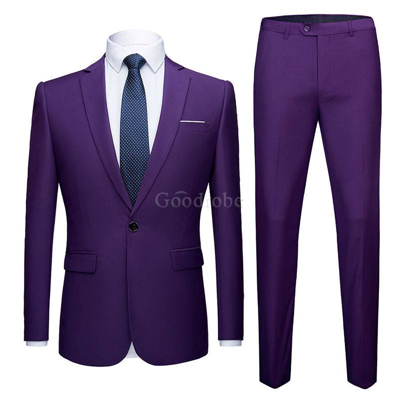 Formel costume ensemble blazer pantalon terno hommes costume slim fit