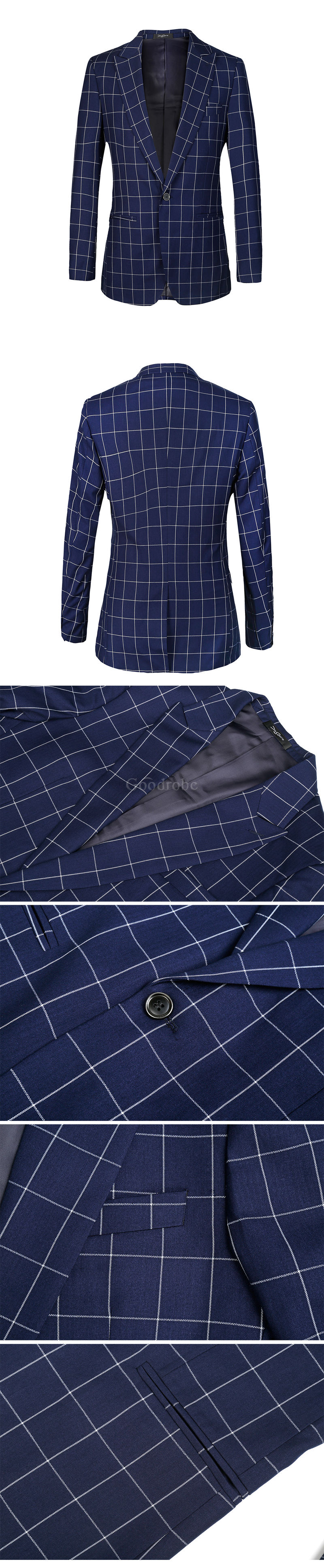 Veste blazer la taille européenne hommes slim fit hommes